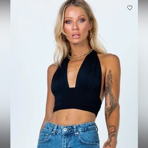 Princess Polly Jordy Top Black